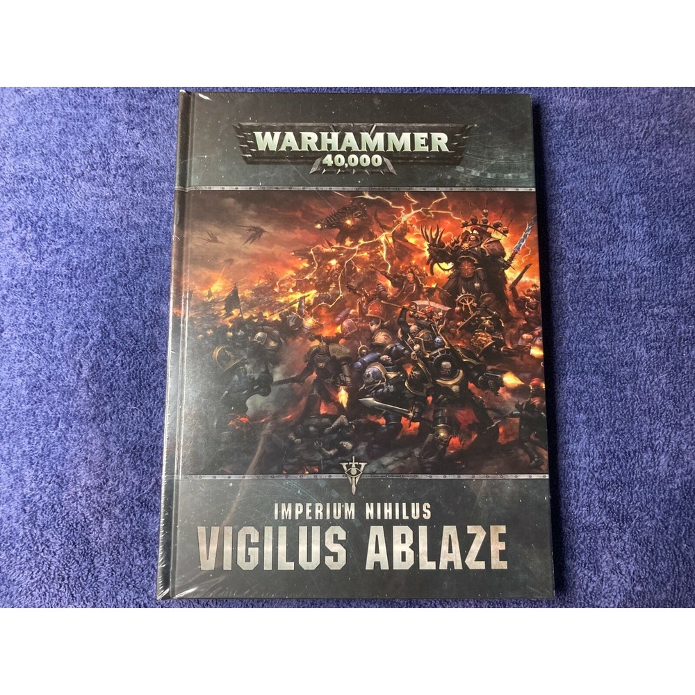 Imperium Nihilus Vigilus Ablaze Book Warhammer 40k Brand New Sealed